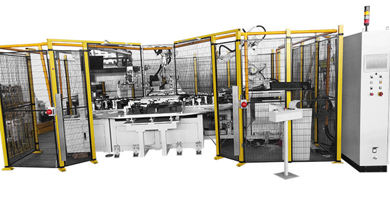 comprar Cadena de producción automática de la soldadura y de la asamblea del robot para el ajuste plástico automotriz online manufacture