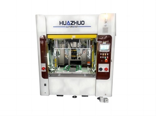 Máquina de soldadura por remachado caliente para apoyabrazos de puertas