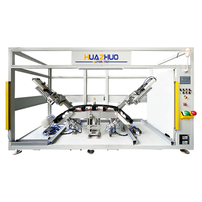 Máquina automatizada de soldadura ultrasónica y punzonado de parachoques automotrices para cubiertas de radar