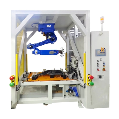 Sistema de inserción de clips preciso con robot de 6 ejes para el montaje de paneles de puertas de automóviles
