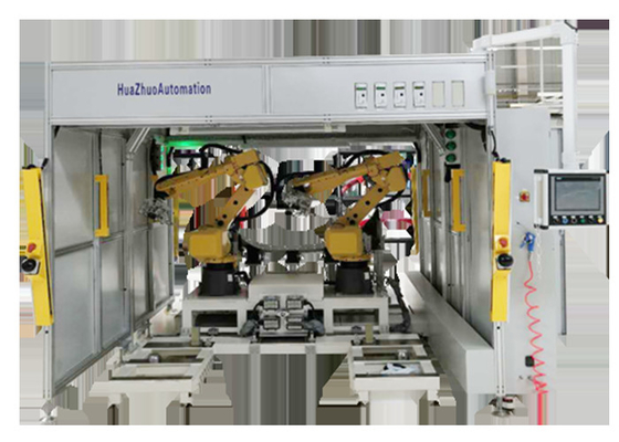 metal robótico de la carrocería del PLC de la soldadora del brazo de 3000m m 50mm/S