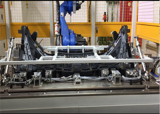 6mm/S aluminio automático de soldadura robótico de los sistemas PLC para la parrilla del coche