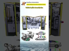 Línea de ensamblaje de procesamiento de pilares B de automóviles, incluida la soldadura de plásticos, inserción de clips, etc.