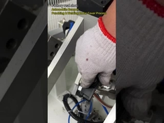 Máquina de cubrimiento de radar de perforación y soldadura por ultrasonidos automática de parachoques de automóviles