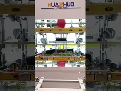 Máquina de soldadura de placas de plástico caliente servo-conducida para la caja de almacenamiento del panel de la puerta izquierda trasera del automóvil