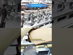 Tecnología de laminación de los paneles de recorte para automóviles